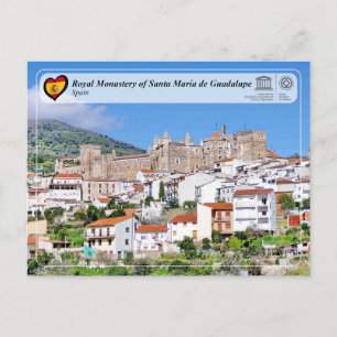 Cartão Postal UNESCO - Mosteiro Real de St María de Guadalupe