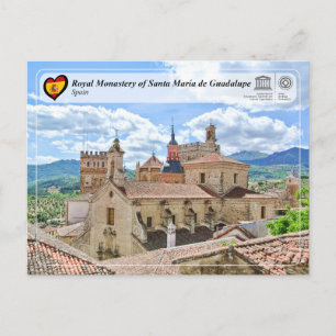 Cartão Postal UNESCO - Mosteiro Real de St María de Guadalupe