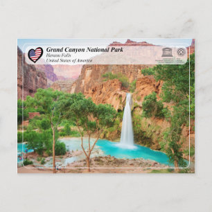 Cartão Postal Unesco - Parque Nacional do Grand Canyon - Havasu