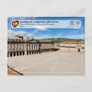 Cartão Postal UNESCO - Plaza del Obradoiro / Praza do Obradoiro