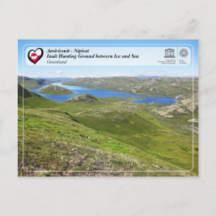 Cartão Postal UNESCO WHS - Aasivissuit - Nipisat