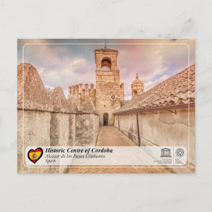 Cartão Postal UNESCO WHS - Alcázar de los Reyes Cristianos