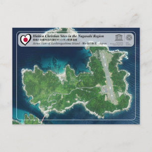 Cartão Postal Unesco WHS - Aldeias na Ilha de Caxiragashima