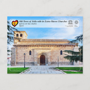 Cartão Postal UNESCO WHS - Ávila - Iglesia de San Andrés