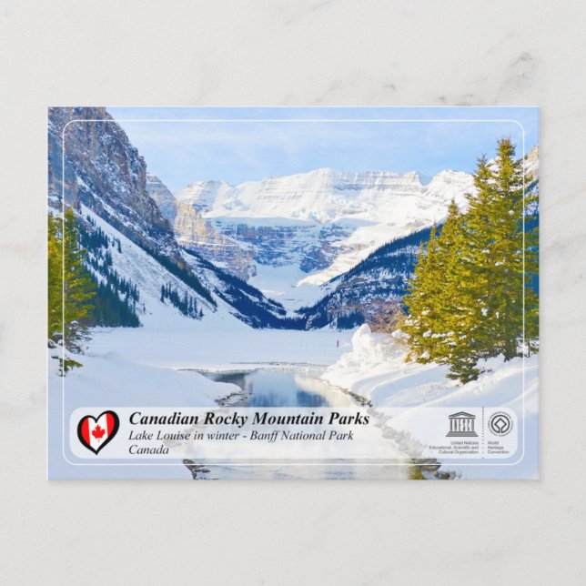 Cartão Postal UNESCO WHS - Banff National Park (Frente)