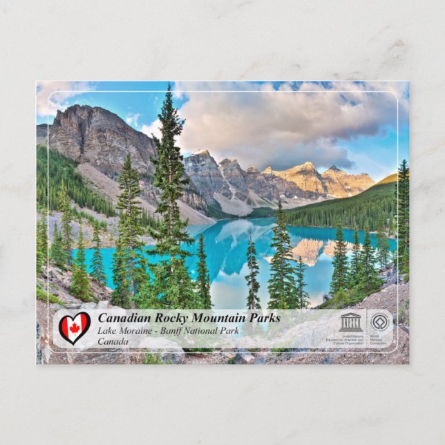 Cartão Postal UNESCO WHS - Banff National Park (Frente)