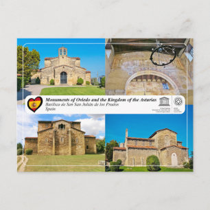 Cartão Postal UNESCO WHS - Basílic a de San Julián de los Prados