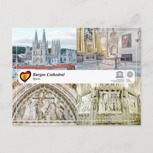 Cartão Postal UNESCO WHS, Catedral de Burgos/Catedral de Burgos