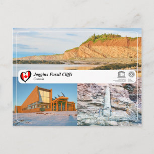 Cartão Postal Unesco WHS - Clipes Fósseis Joggins