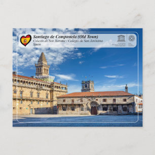 Cartão Postal UNESCO WHS - Colexio de San Xerome