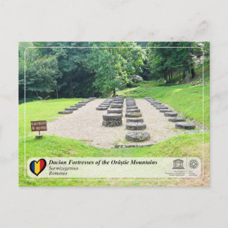 Cartão Postal Unesco WHS - Fortalezas Dacianas - Sarmizegetusa