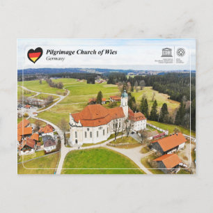 Cartão Postal UNESCO WHS - Igreja de Peregrinação dos Vivos