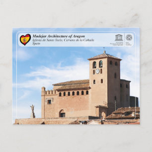 Cartão Postal UNESCO WHS - Igreja de Santa Tecla