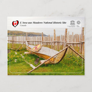 Cartão Postal UNESCO WHS - L’Anse aux Meadows