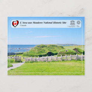 Cartão Postal UNESCO WHS - L’Anse aux Meadows