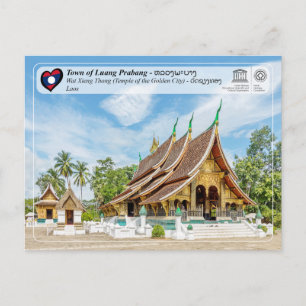 Cartão Postal UNESCO WHS - Luang Prabang - Wat Xieng Thong