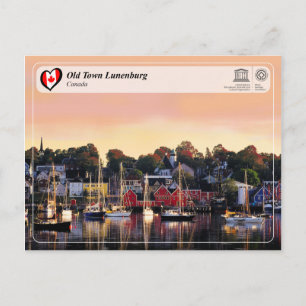 Cartão Postal UNESCO WHS - Lunenburg Cidade Antiga