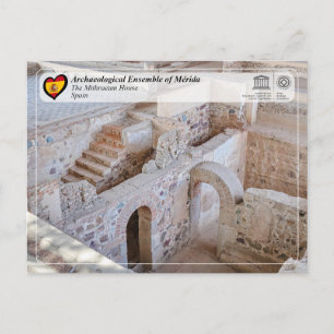 Cartão Postal UNESCO - WHS - Mérida - A Casa Mitreo
