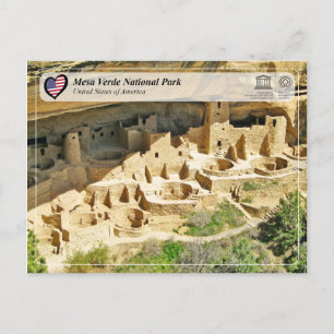 Cartão Postal UNESCO WHS - Mesa Verde