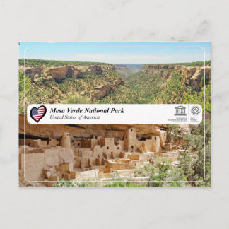 Cartão Postal UNESCO WHS - Mesa Verde