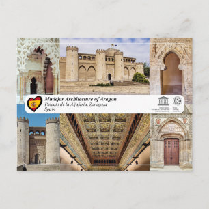 Cartão Postal UNESCO WHS - Palácio da Aljaferia