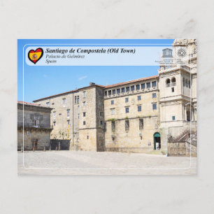 Cartão Postal UNESCO WHS - Palacio de Gelmírez