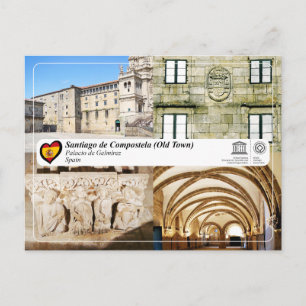 Cartão Postal UNESCO WHS - Palacio de Gelmírez