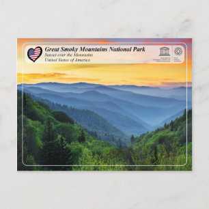 Cartão Postal UNESCO WHS - Parque Nacional das Montanhas do Enfu