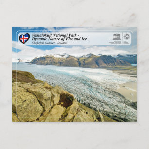 Cartão Postal UNESCO WHS - Parque Nacional de Vatnajökull