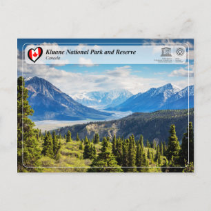 Cartão Postal UNESCO WHS - Parque Nacional e Reserva de Kluane