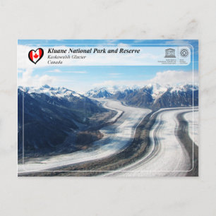 Cartão Postal UNESCO WHS - Parque Nacional e Reserva de Kluane