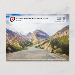 Cartão Postal UNESCO WHS - Parque Nacional e Reserva de Kluane