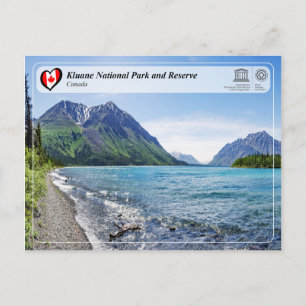 Cartão Postal UNESCO WHS - Parque Nacional e Reserva de Kluane