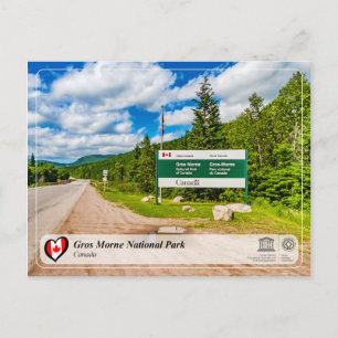Cartão Postal UNESCO WHS - Parque Nacional Gros Morne