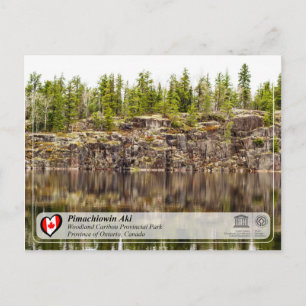 Cartão Postal UNESCO WHS - Pimachiowin Aki