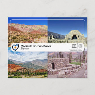 Cartão Postal Unesco WHS - Quebrada de Humahuaca