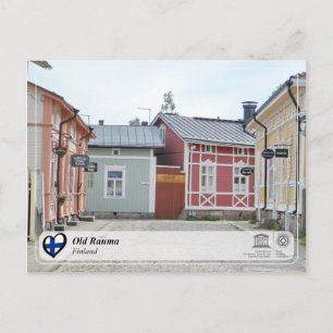 Cartão Postal UNESCO WHS - Rauma Velha