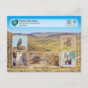 Cartão Postal UNESCO WHS - Tian Shan Ocidental - Reserva Natural