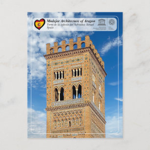 Cartão Postal UNESCO WHS - Torre de la iglesia del Salvador