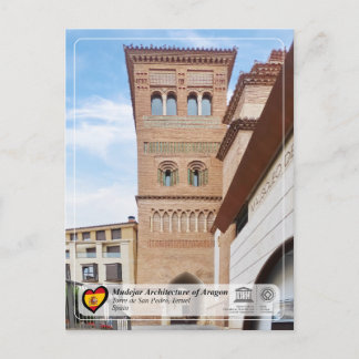 Cartão Postal Unesco WHS - Torre e iglesia de San Pedro