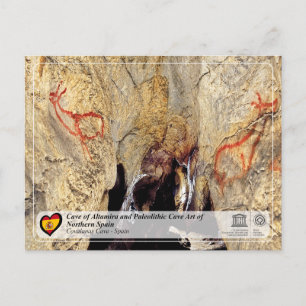 Cartão Postal UNESCO WHT - Caverna de Covalanas / Cueva de Coval