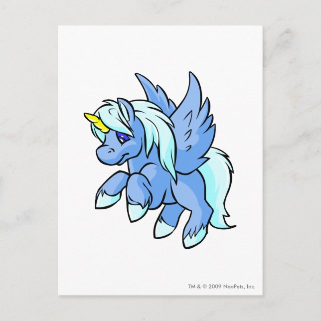 Cartão Postal Uni Blue (Frente)