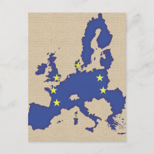 Cartão Postal União Europeia