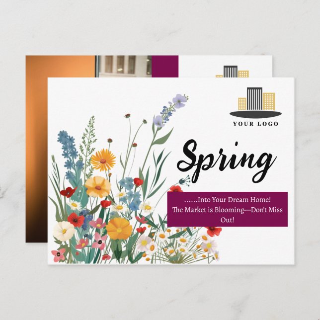 Cartão Postal Única Imobiliária da Primavera (Frente/Verso)