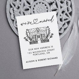 Cartão Postal Único Movemos Novo Anúncio de Movimentação de Ende