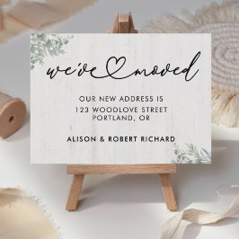 Cartão Postal Único Movemos Novo Anúncio de Movimentação de Ende