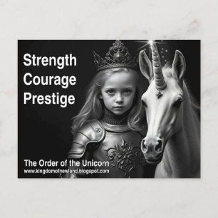 Cartão postal Unicorn