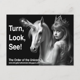 Cartão postal Unicorn