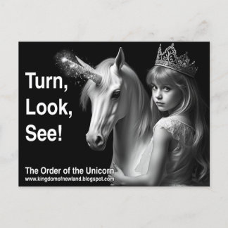 Cartão postal Unicorn