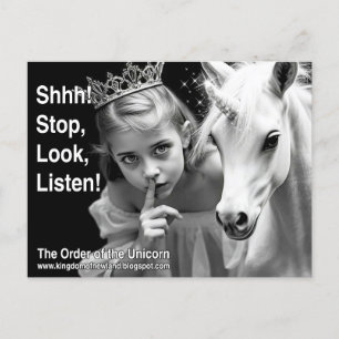 Cartão postal Unicorn